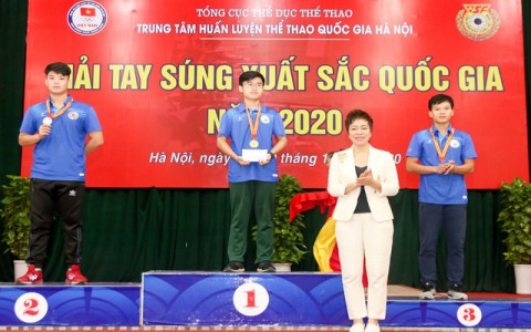 Bế mạc Giải Tay súng xuất sắc quốc gia 2020: Đoàn Quân đội giành ngôi cao nhất